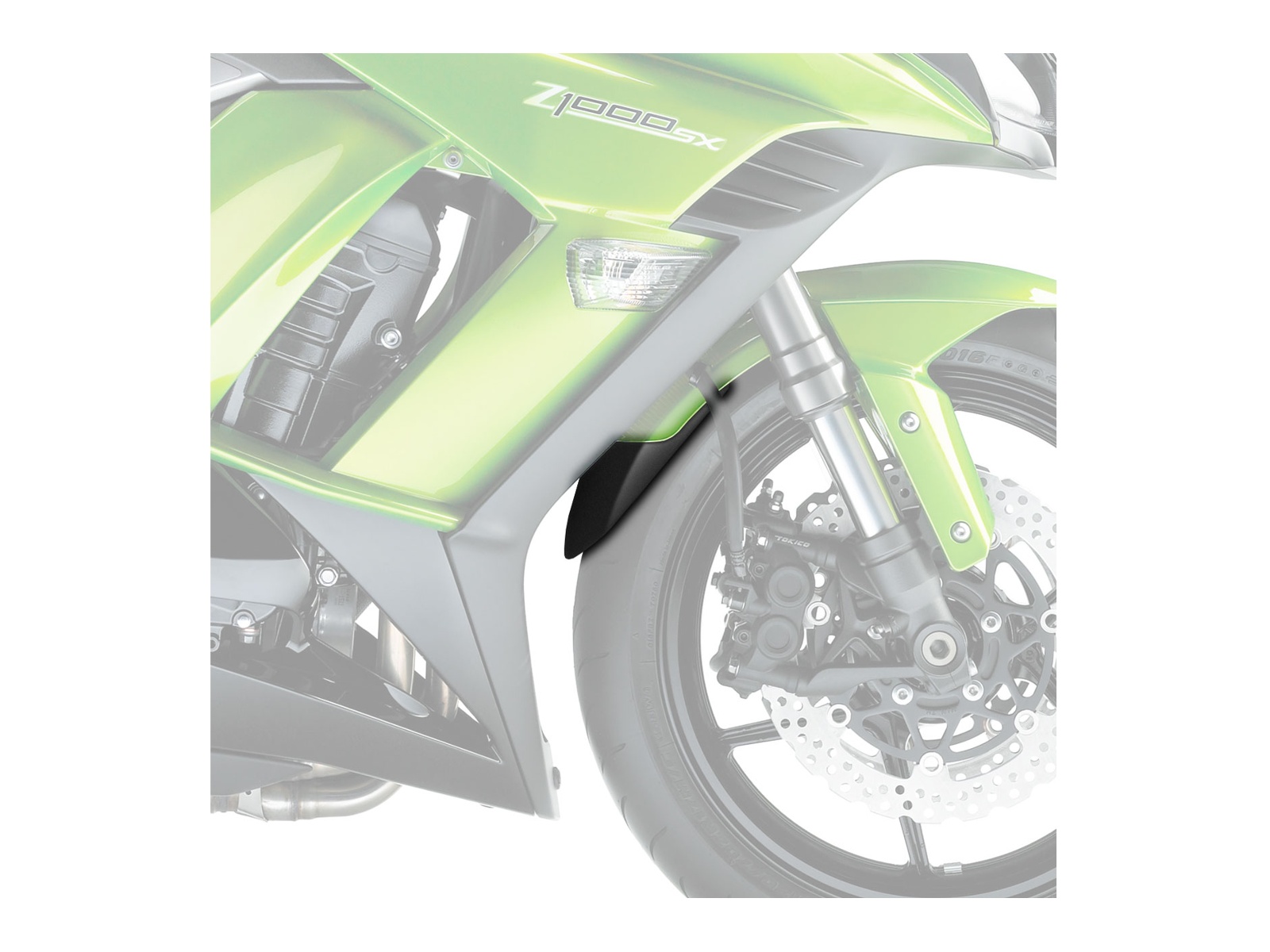 Front Fender Extender (Black)