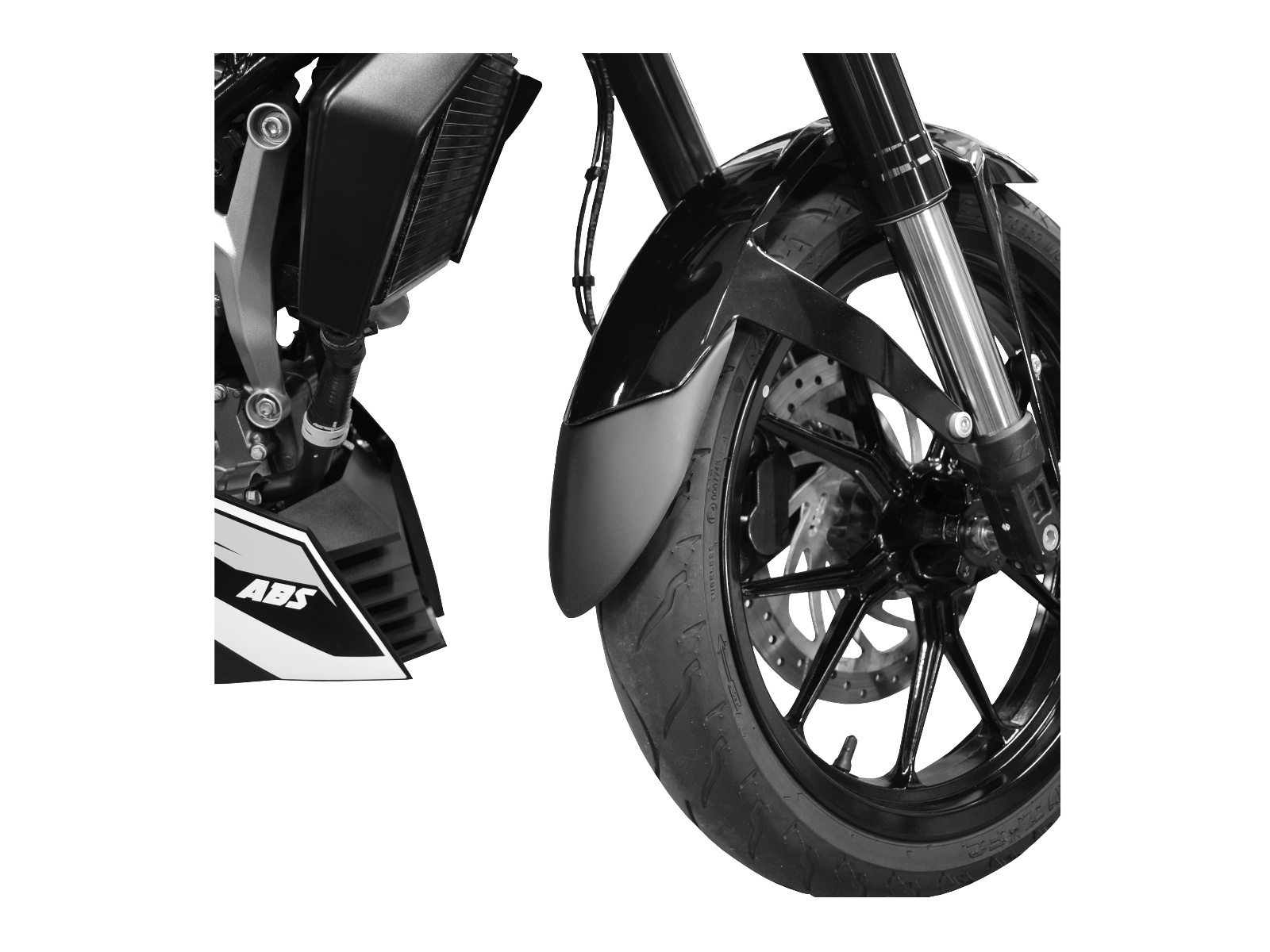 Front Fender Extender (Black)