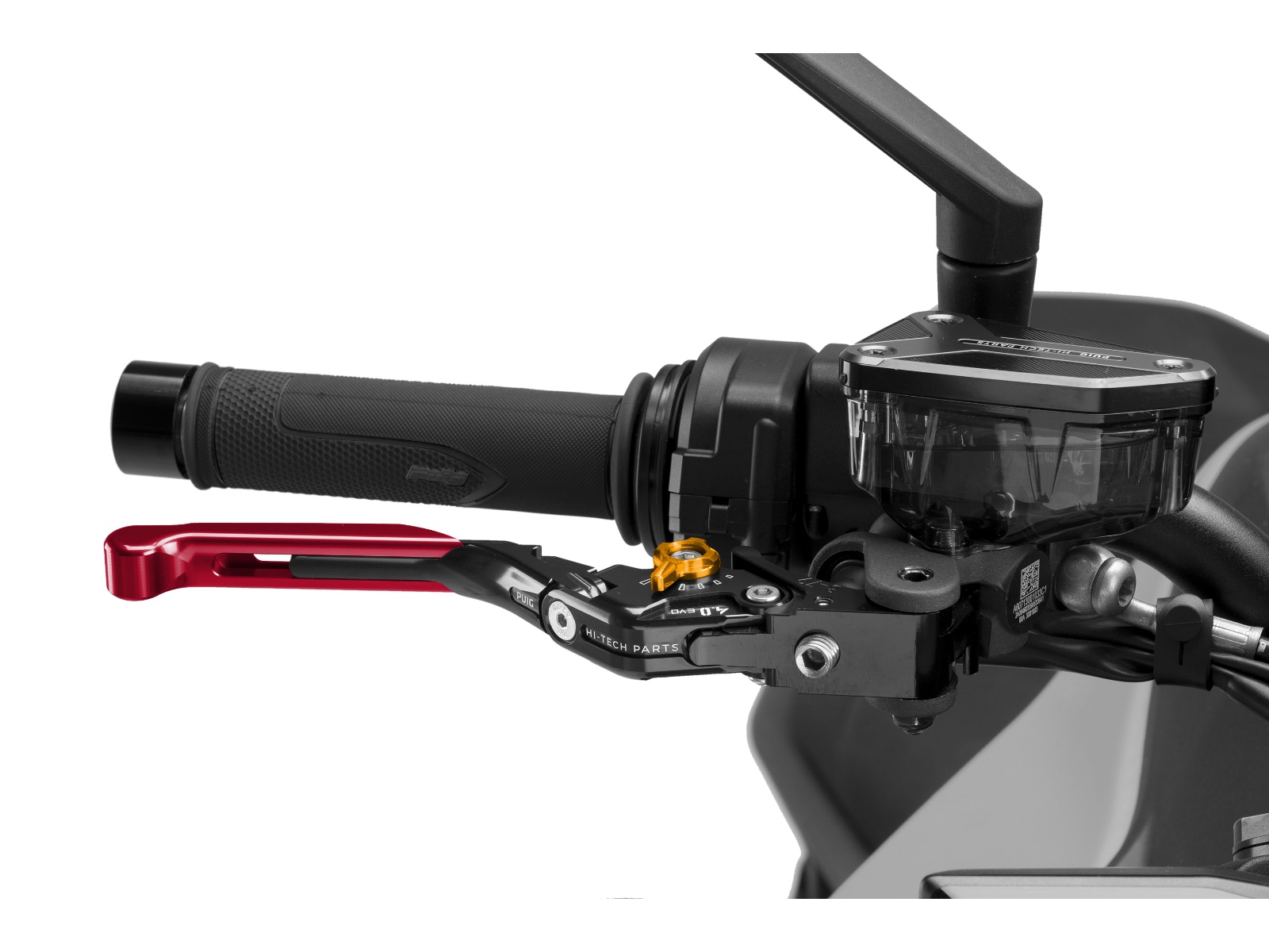 Extendable V4 Brake Lever (Red Lever With Gold Selector)