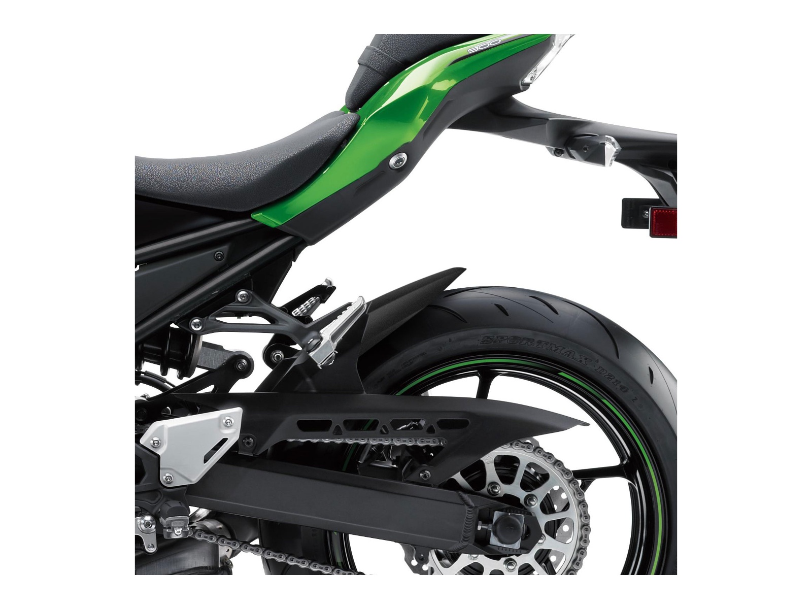 Rear Mudguard Extender (Matt Black)