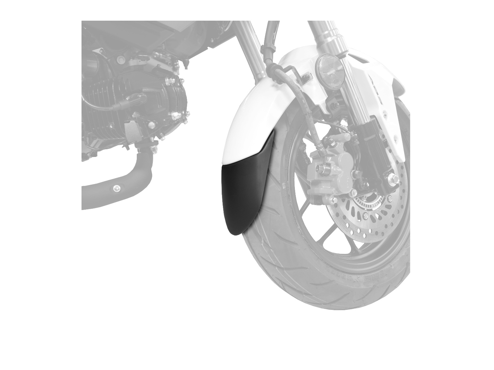 Front Fender Extender (Black)