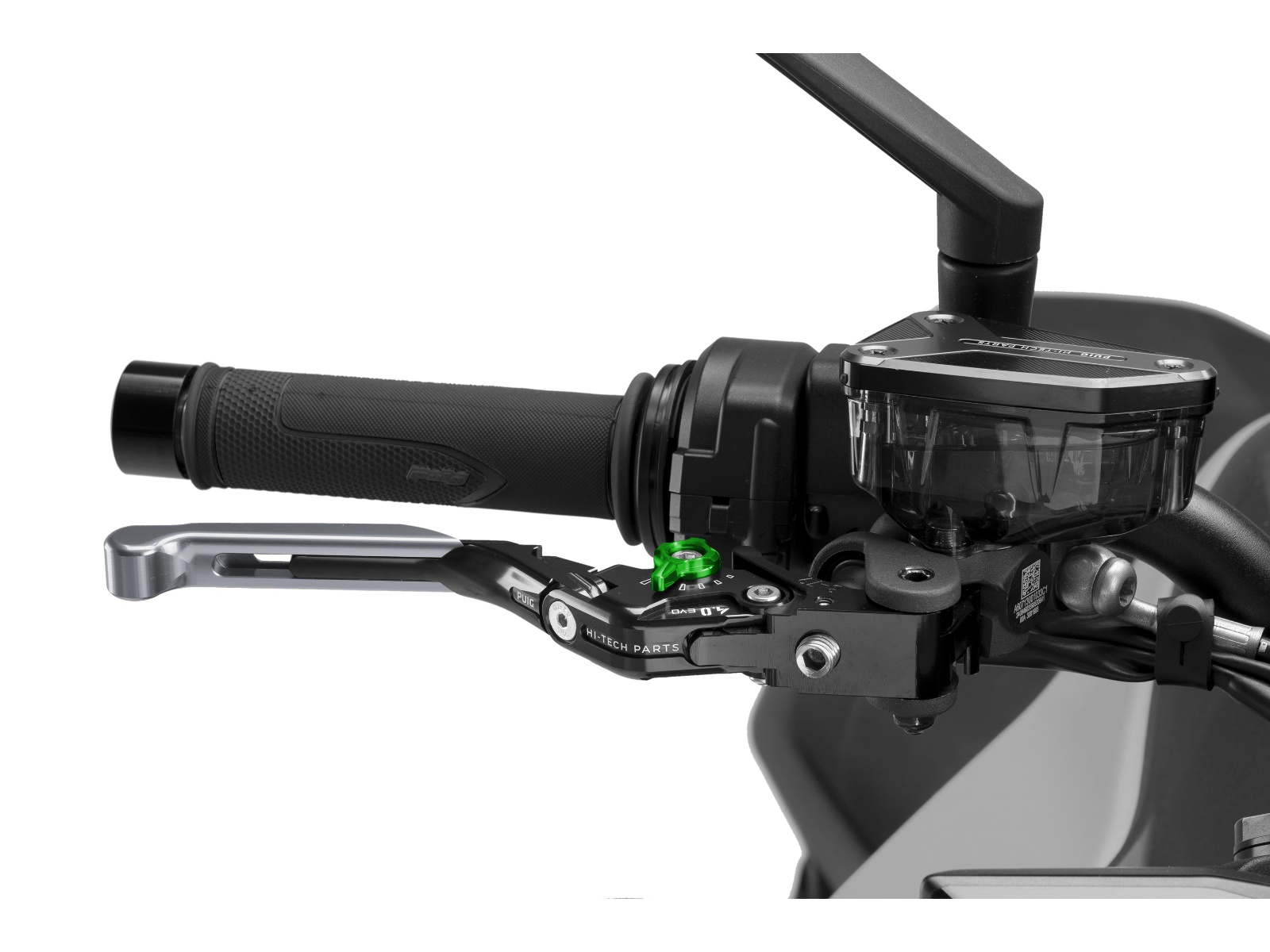 Extendable V4 Brake Lever (Titanium Lever With Green Selector)