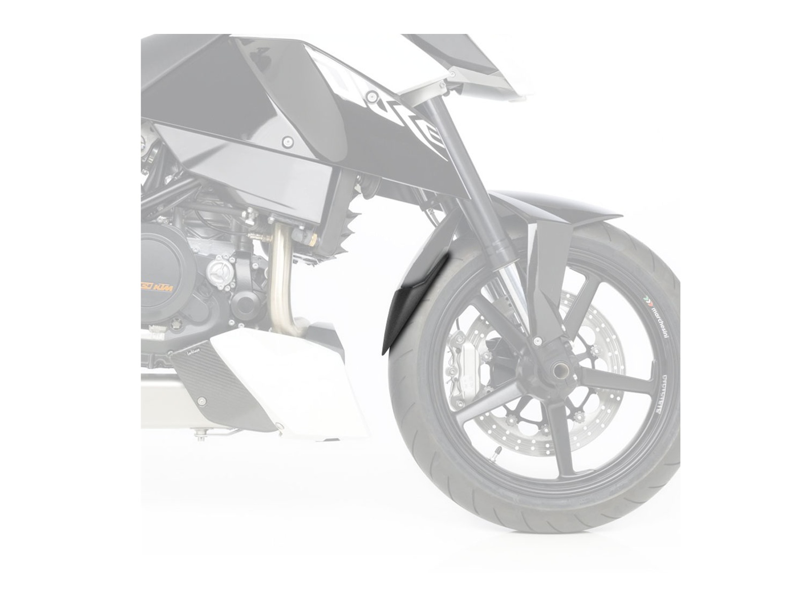 Front Fender Extender (Black)