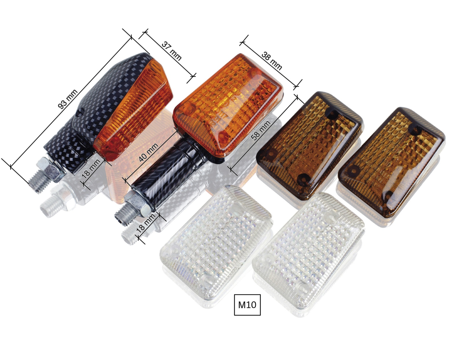 Mini LED Indicators 75 x 37mm