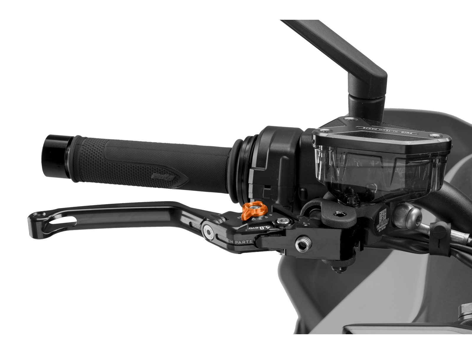 Folding V4 Brake Lever (Black Lever With Orange Selector)