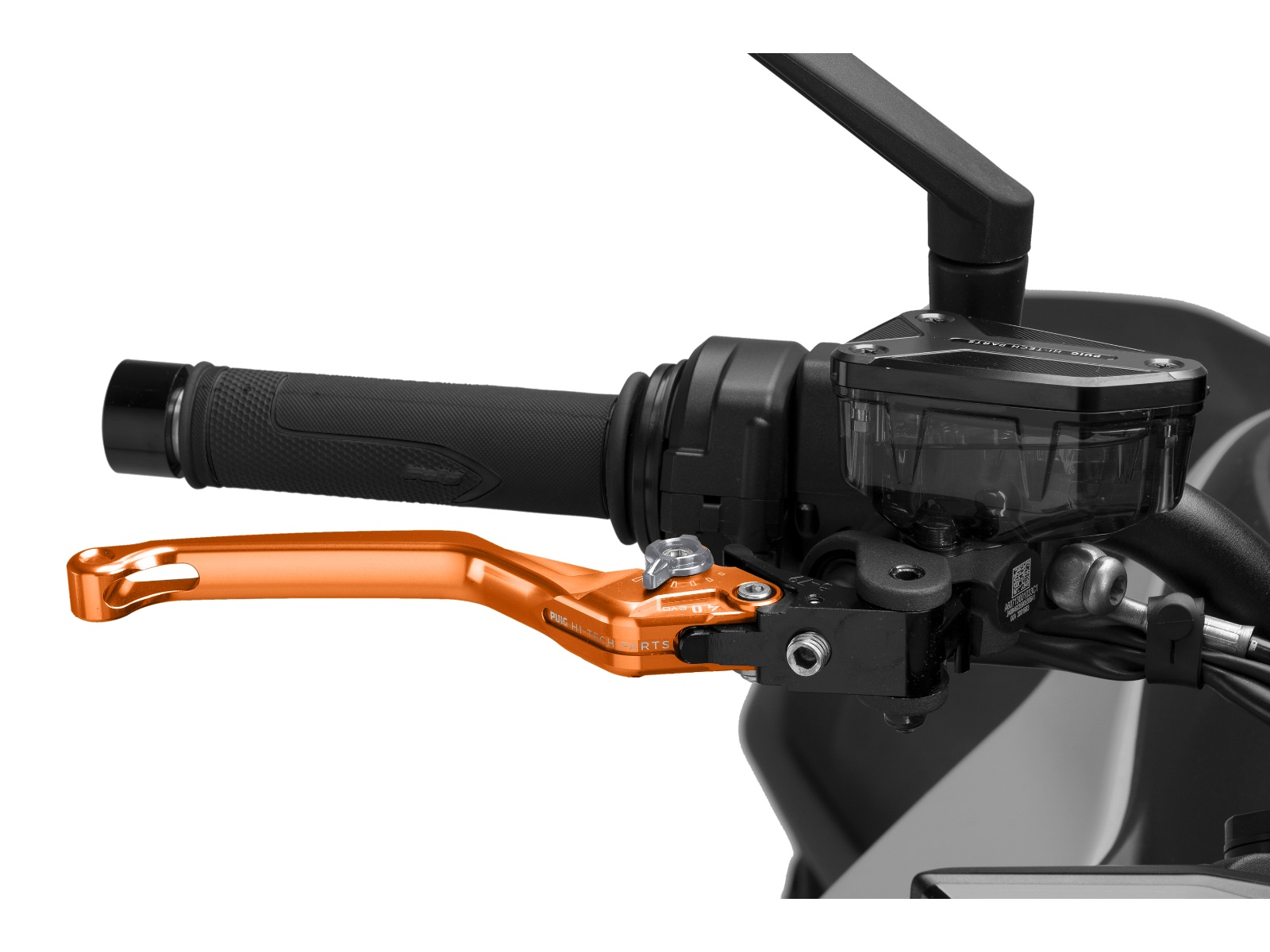 Standard V4 Brake Lever (Orange Lever With Titanium Selector)
