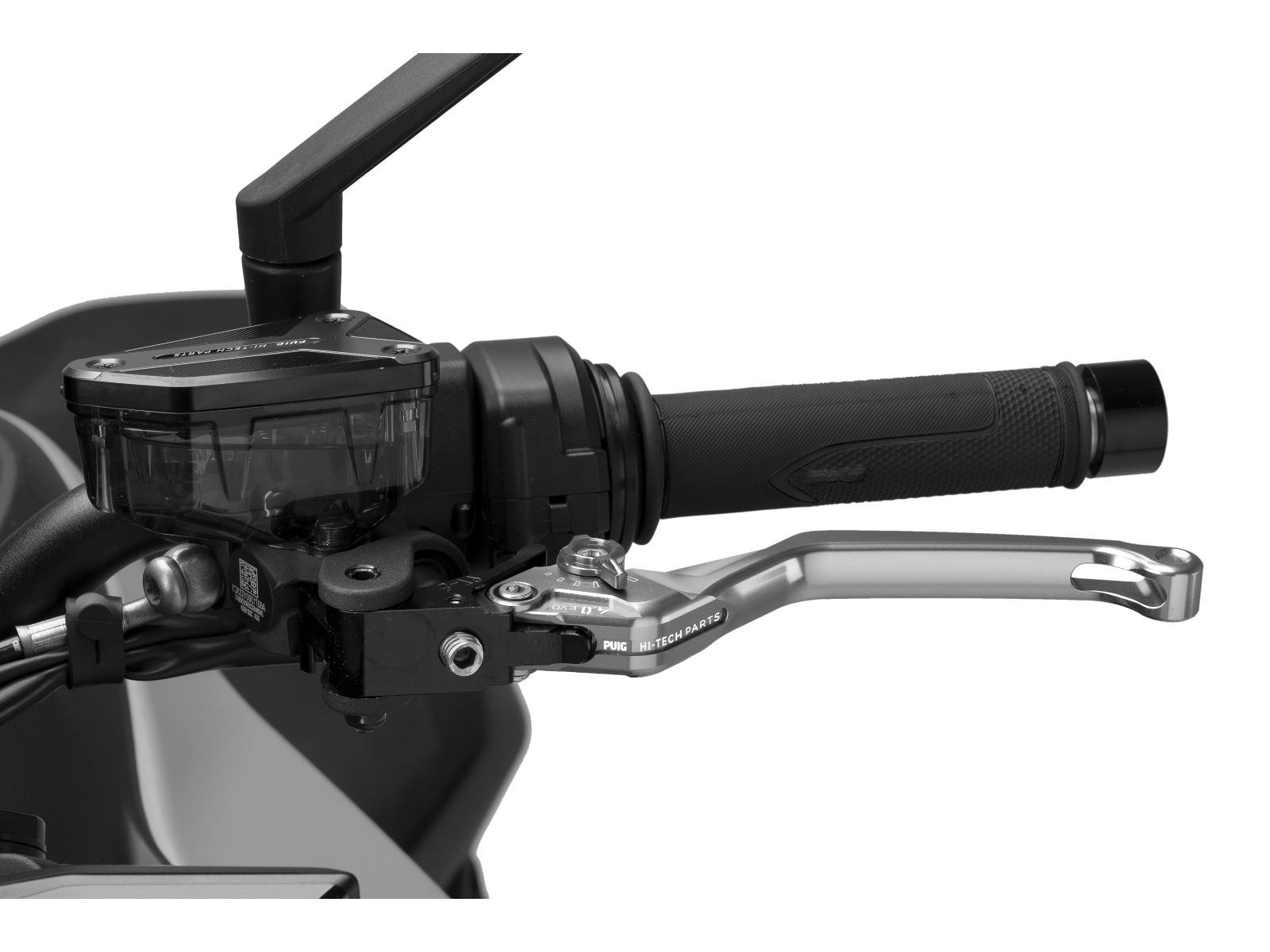 Standard V4 Clutch Lever (Silver Lever With Silver Selector)