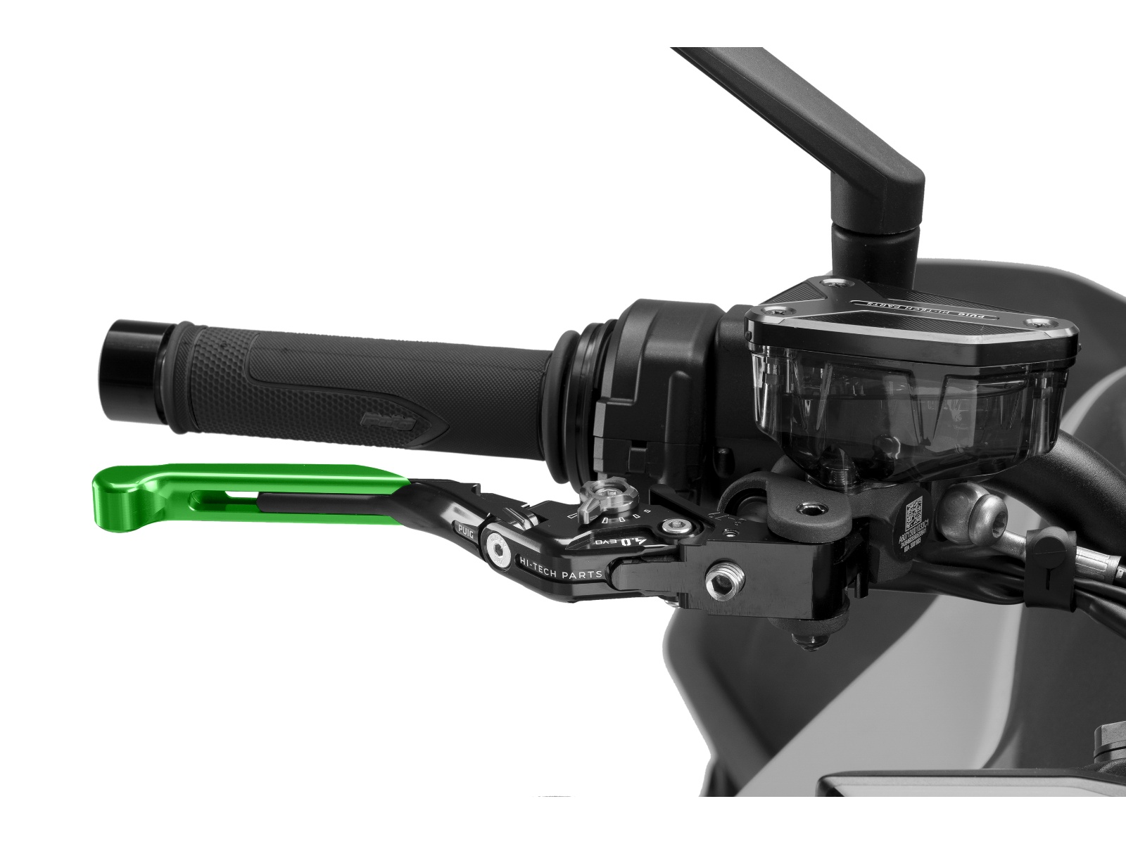 Extendable V4 Brake Lever (Green Lever With Silver Selector)