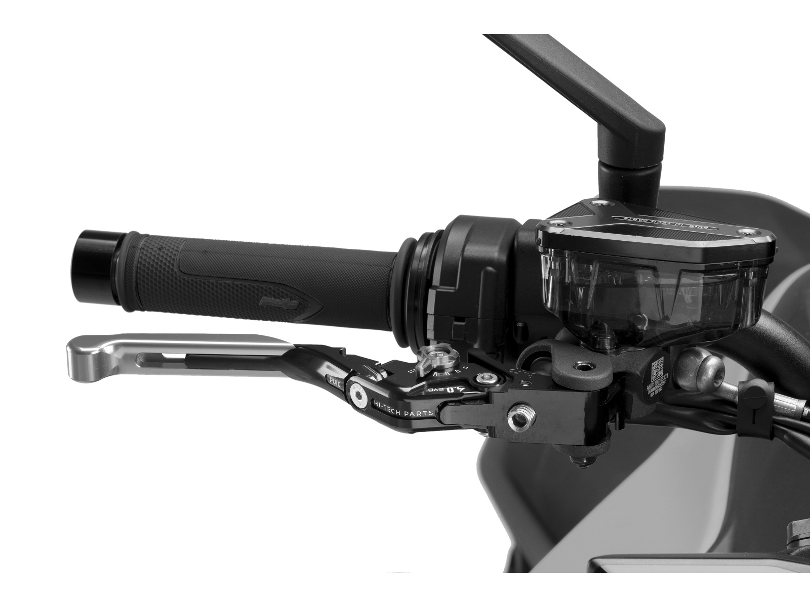 Extendable V4 Brake Lever (Silver Lever With Silver Selector)