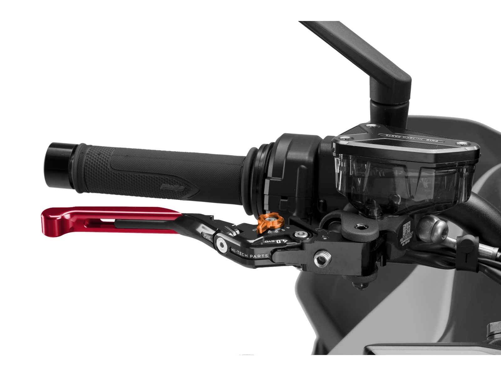 Extendable V4 Brake Lever (Red Lever With Orange Selector)