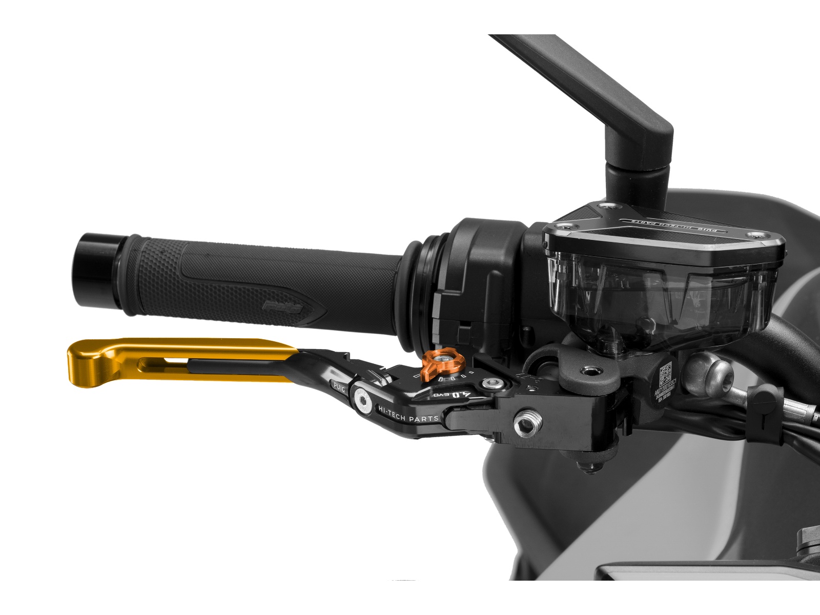 Extendable V4 Brake Lever (Gold Lever With Orange Selector)