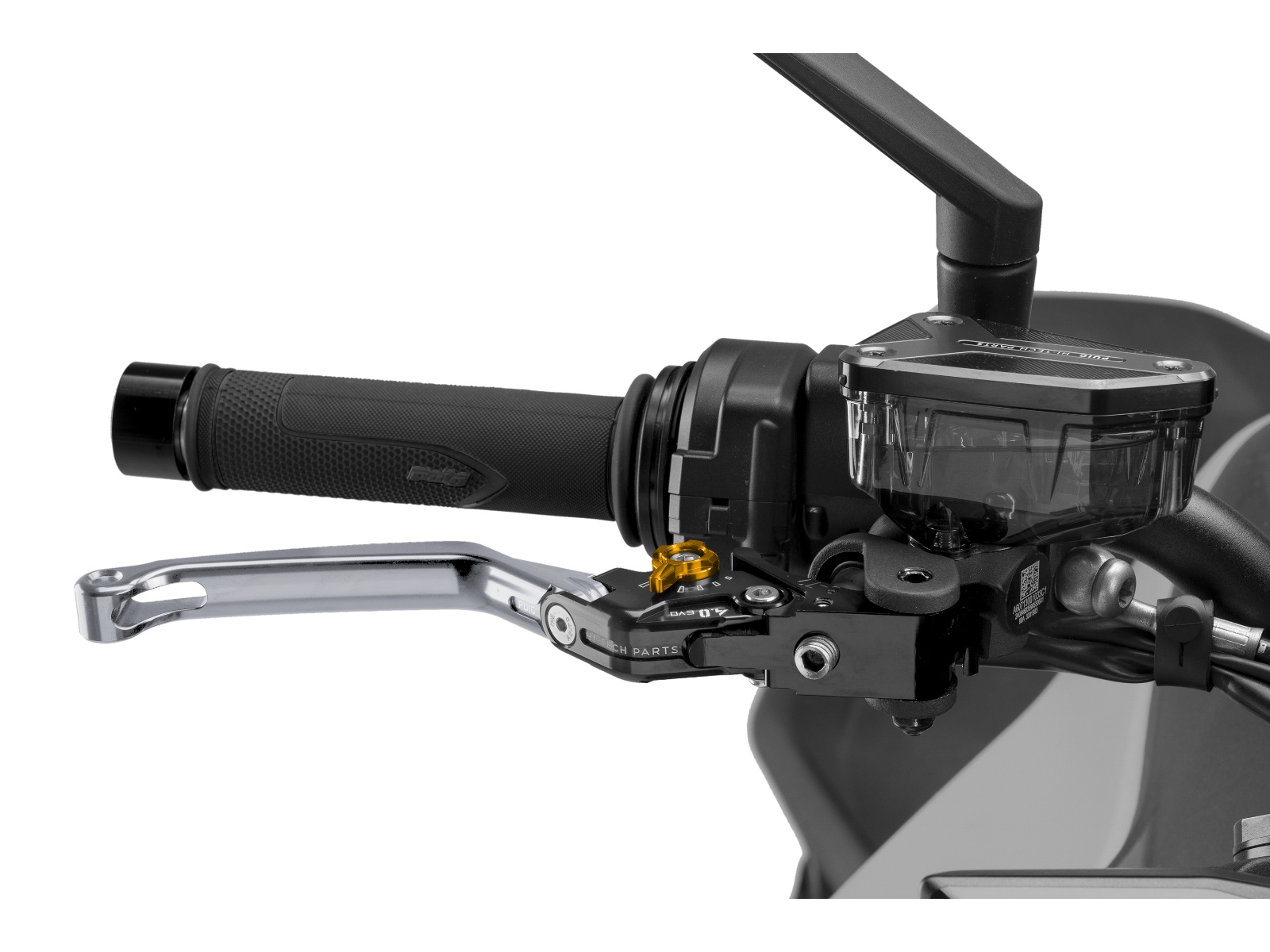 Folding V4 Brake Lever (Titanium Lever With Gold Selector)
